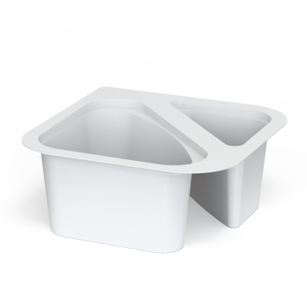 Контейнер двухсекционный под запайку КР3